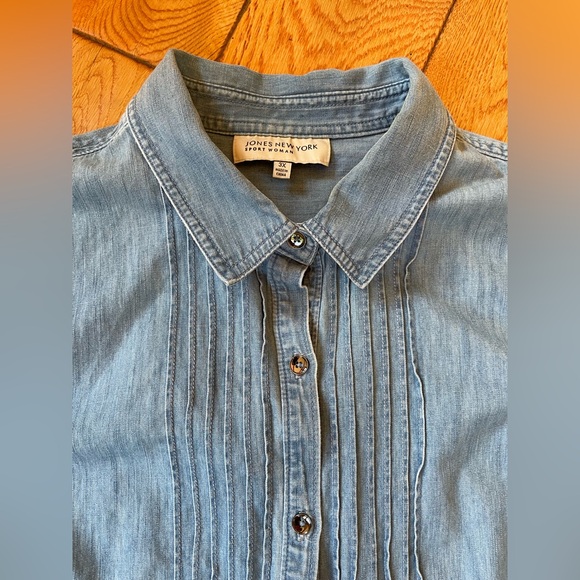 Jones New York Sport Woman button shirt 3X - Picture 9 of 10